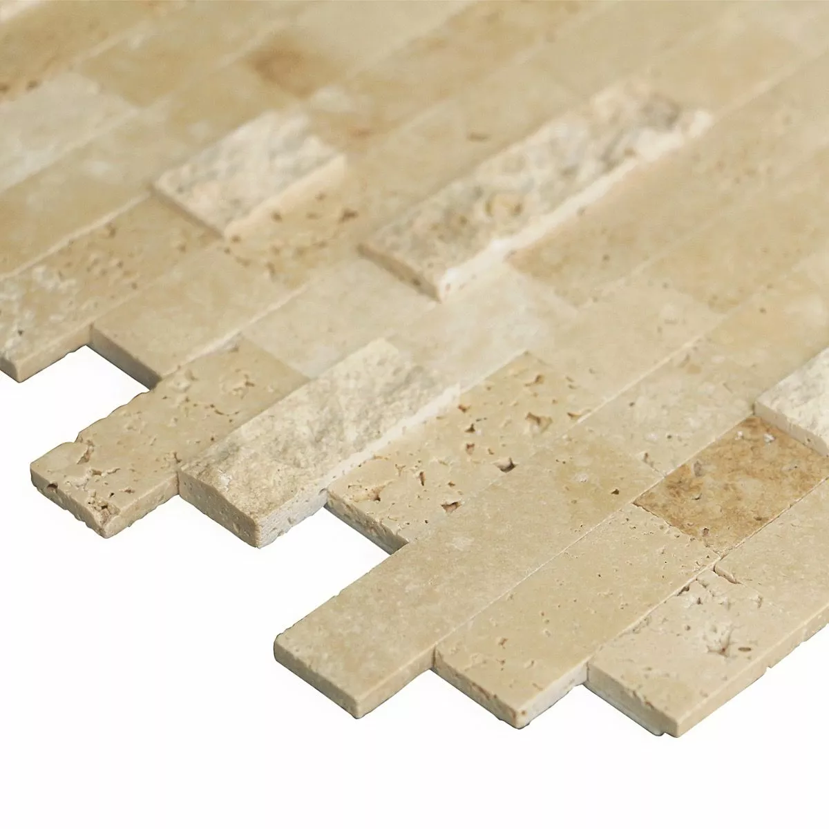 Bond Tile Easy Luxe Brick Crema 10.82 In. X 11.8 In. Marble Peel And Stick Tile (0.88 Sq. Ft. / Sheet) 9 Bond Tile Easy Luxe Brick Crema 10.82 In. X 11.8 In. Marble Peel And Stick Tile (0.88 Sq. Ft. / Sheet) - Image 7