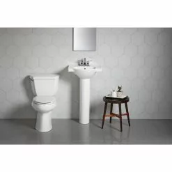 KOHLER Veer 21 In. Vitreous China Pedestal Sink Basin In White -Bath and Faucet shop f3e0b34446d976a7ea78a384775c58b2 e5cc97b2 98f8 4d68 b4c3 aa4da68fafc9 1800x1800