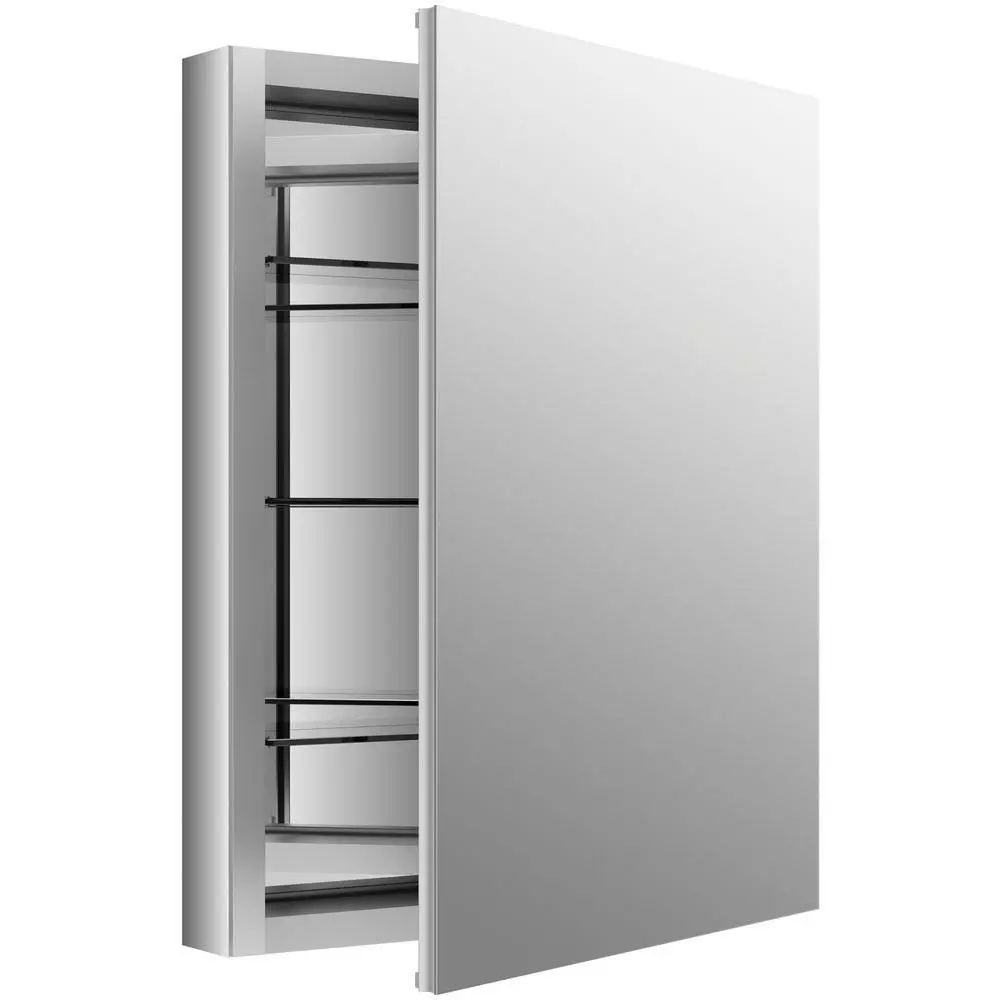 In Stock Hardwarestore Delivery Verdera 24 In. W X 30 In. H Recessed Medicine Cabinet In Anodized Aluminum 4 In Stock Hardwarestore Delivery Verdera 24 In. W X 30 In. H Recessed Medicine Cabinet In Anodized Aluminum - Image 2
