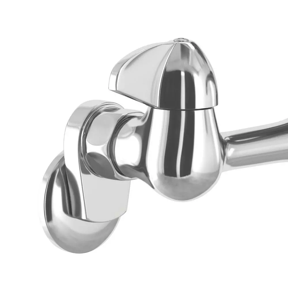 In Stock Hardwarestore Delivery 2-Handle Wall-Mount Kitchen Faucet With Soap Dish In Chrome 11 In Stock Hardwarestore Delivery 2-Handle Wall-Mount Kitchen Faucet With Soap Dish In Chrome - Image 9