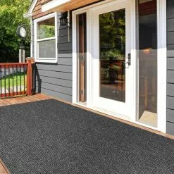 House Home & More Heavy-Duty Ribbed Indoor/Outdoor Carpet With Rubber Marine Backing - Charcoal Black 6' X 10' - Several Sizes Available - Carpet Flooring For Patio, Porch, Deck, Boat, Basement Or Garage 19 House Home & More Heavy-Duty Ribbed Indoor/Outdoor Carpet With Rubber Marine Backing - Charcoal Black 6' X 10' - Several Sizes Available - Carpet Flooring For Patio, Porch, Deck, Boat, Basement Or Garage -Bath and Faucet shop f454e289 a0a9 4458 a656 89bb17d83a86 1.123ed6498524d86661bcda440b833346 1800x1800