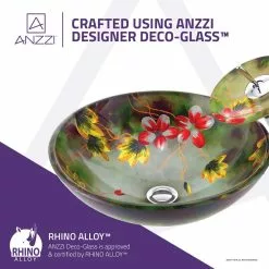 ANZZI Impasto Series Vessel Sink In Hand Painted Mural With Matching Chrome Waterfall Faucet 16 ANZZI Impasto Series Vessel Sink In Hand Painted Mural With Matching Chrome Waterfall Faucet -Bath and Faucet shop f477da1fe2d065f6fa8929e51f111429 1800x1800