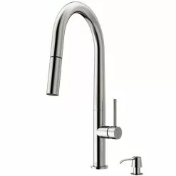 In Stock Hardwarestore Delivery Greenwich Single-Handle Pull-Down Sprayer Kitchen Faucet With Soap Dispenser In Matte Gold 8 In Stock Hardwarestore Delivery Greenwich Single-Handle Pull-Down Sprayer Kitchen Faucet With Soap Dispenser In Matte Gold -Bath and Faucet shop f4f9002ff9cd12b783ec878b34bbf342 1800x1800