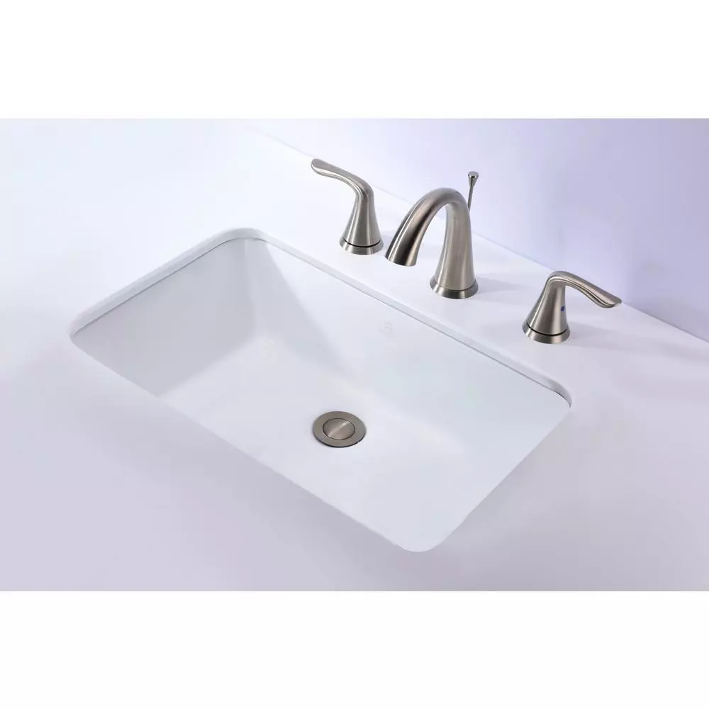 ANZZI Rhodes Series 7 In. Ceramic Undermount Sink Basin In White 7 ANZZI Rhodes Series 7 In. Ceramic Undermount Sink Basin In White - Image 5