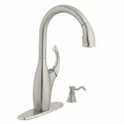 In Stock Hardwarestore Delivery Contemporary Single-Handle Pull-Down Sprayer Kitchen Faucet With Soap Dispenser In Mediterranean Bronze 23 In Stock Hardwarestore Delivery Contemporary Single-Handle Pull-Down Sprayer Kitchen Faucet With Soap Dispenser In Mediterranean Bronze -Bath and Faucet shop f66437ddb0987bf9e27948e8c09deacd cce519f1 3c4b 464c 94b9 79dfe2a1e38b 1800x1800