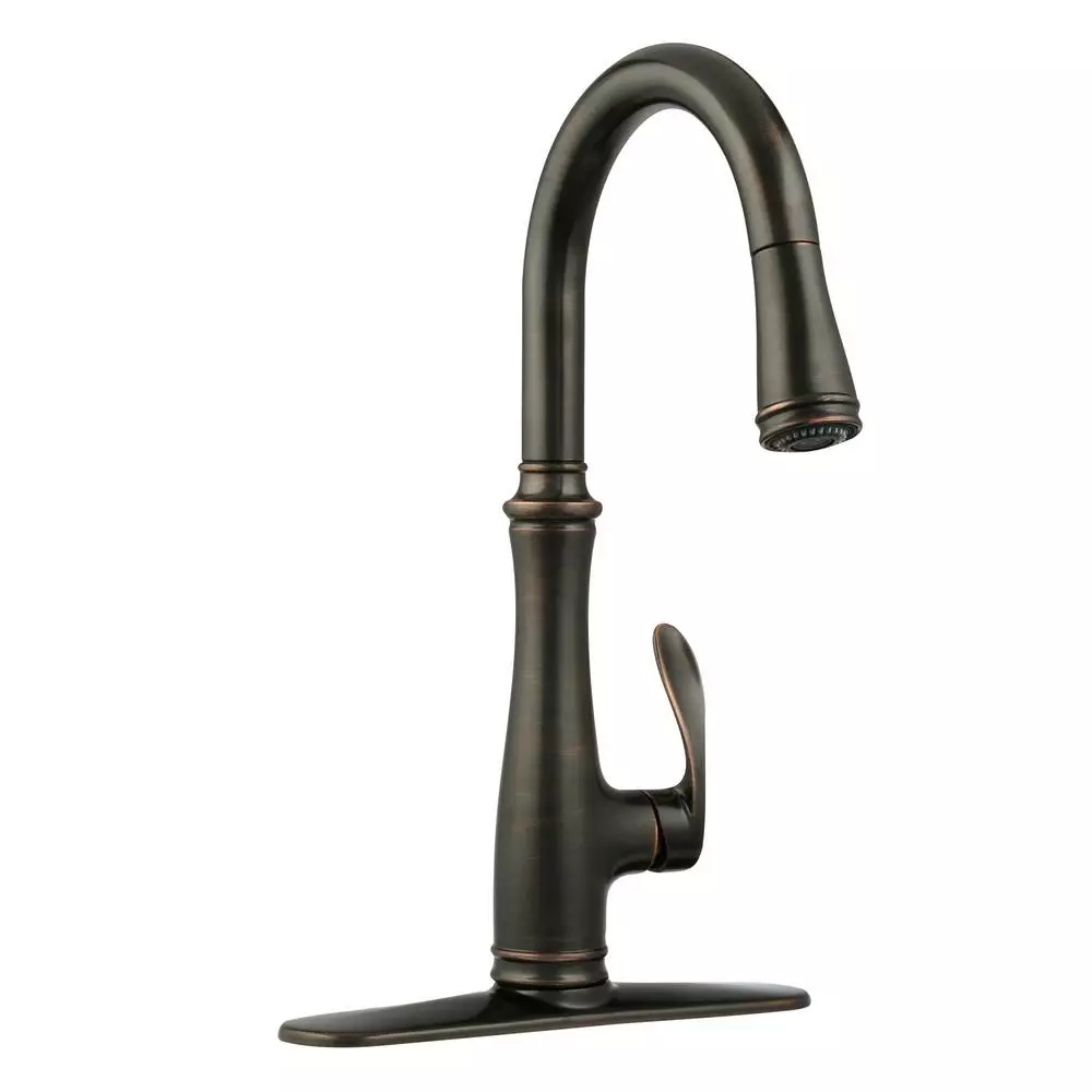 In Stock Hardwarestore Delivery Bellera Single-Handle Pull-Down Sprayer Kitchen Faucet With DockNetik And Sweep Spray In Oil-Rubbed Bronze 4 In Stock Hardwarestore Delivery Bellera Single-Handle Pull-Down Sprayer Kitchen Faucet With DockNetik And Sweep Spray In Oil-Rubbed Bronze - Image 2