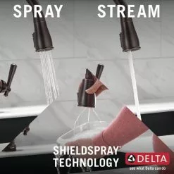 In Stock Hardwarestore Delivery Charmaine Single-Handle Pull-Down Sprayer Kitchen Faucet With Touch2O And ShieldSpray Technologies In Venetian Bronze -Bath and Faucet shop f92f2f4dcabb6d87812854ab54ae3d47 1800x1800