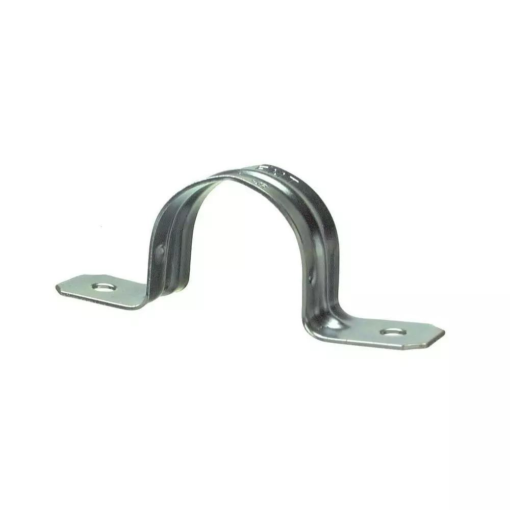 Halex 1 In. 2-Hole Electrical Metallic Tube (EMT) Straps (4-Pack) 4 Halex 1 In. 2-Hole Electrical Metallic Tube (EMT) Straps (4-Pack) - Image 2