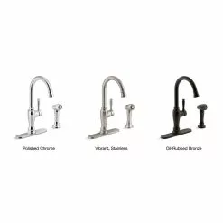 In Stock Hardwarestore Delivery Arsdale Single-Handle Standard Kitchen Faucet With Swing Spout And Sidespray In Oil-Rubbed Bronze -Bath and Faucet shop fa5a46a4b8184f580bc429bfb7b26a2e 1800x1800