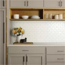 Marazzi LuxeCraft 12 In. X 12 In. X 6.35 Mm White Brick Joint Ceramic Mosaic Tile (0.83 Sq. Ft. / Piece) -Bath and Faucet shop fb68b260fc86aa3683993fde17265890 1800x1800