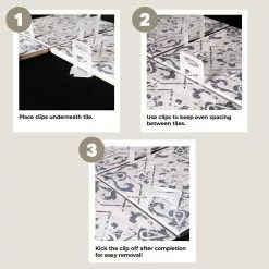 Juvale 400 Pack Tile Leveling Clips Reusable Plastic Leveling Spacer Clips (White, 1/32 Inch) -Bath and Faucet shop fb71554b 6278 4285 8af6 204efb143d9f.9c698be4182b23eaba61d4f817d48d82 1800x1800