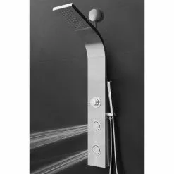 In Stock Hardwarestore Delivery 39 In. 2-Jet Easy Connect Shower Panel System In Stainless Steel With Rainfall Waterfall Shower Head And Shower Wand -Bath and Faucet shop fb93368dd2964bd37ebbf5ad8e4980f1 1800x1800