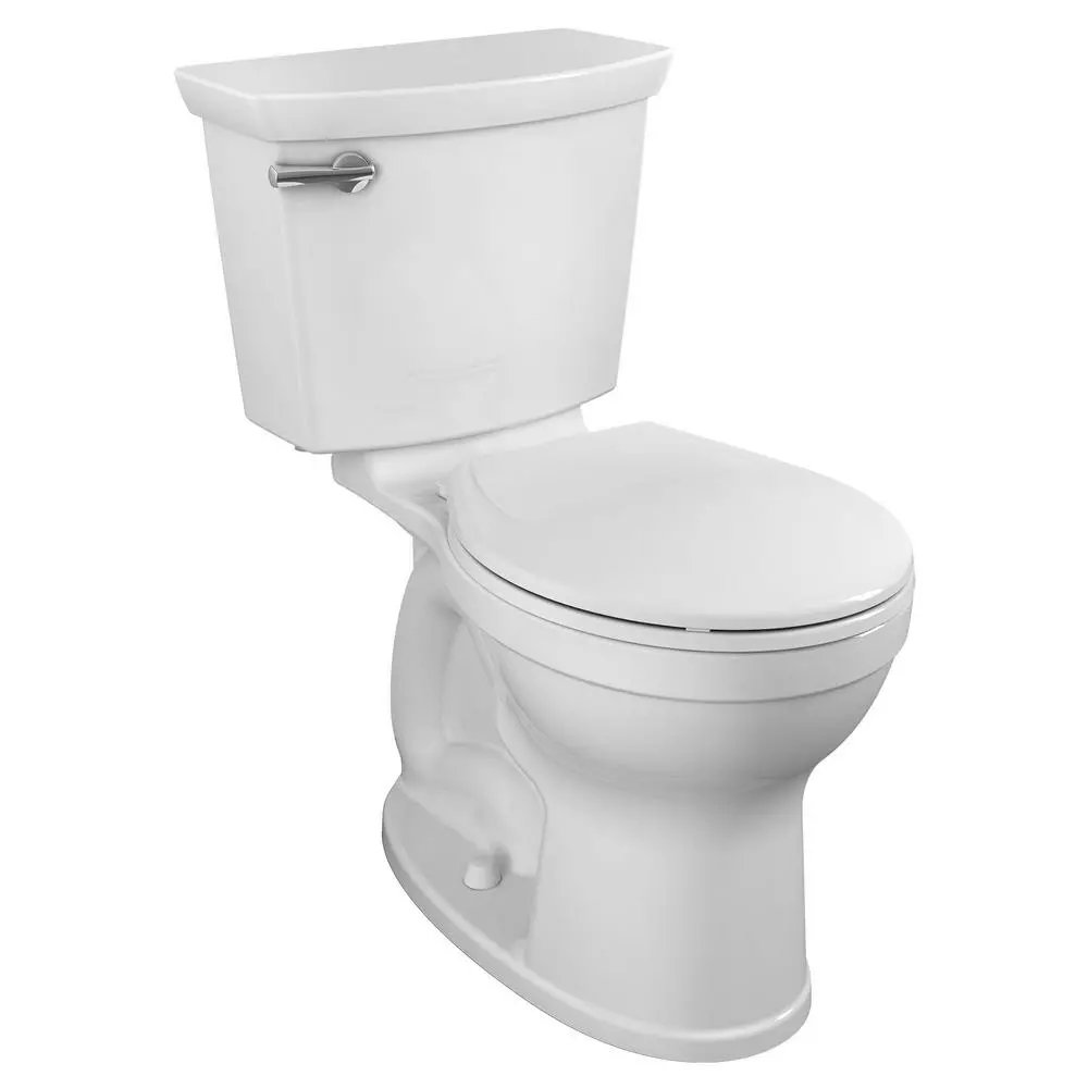American Standard Champion Tall Height 2-Piece High-Efficiency 1.28 GPF Single Flush Round Front Toilet In White Seat Included 3 American Standard Champion Tall Height 2-Piece High-Efficiency 1.28 GPF Single Flush Round Front Toilet In White Seat Included