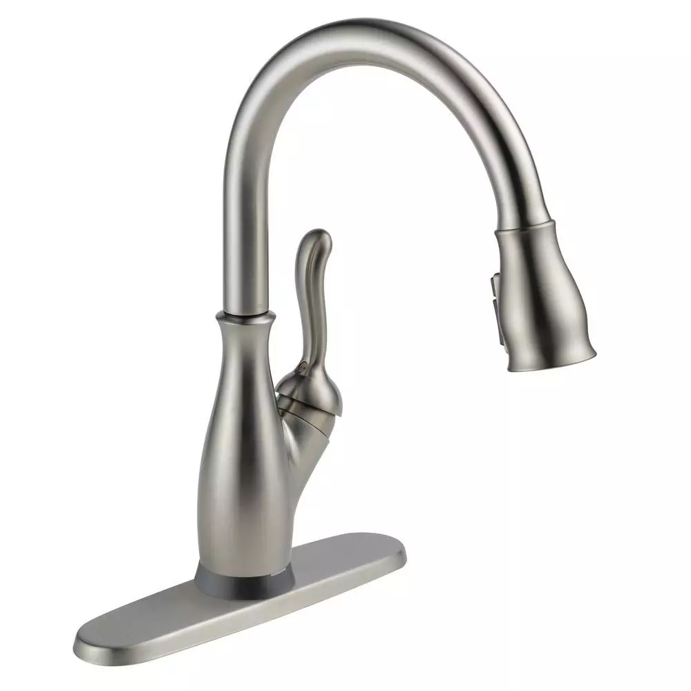 In Stock Hardwarestore Delivery Leland Single-Handle Pull-Down Sprayer Kitchen Faucet W/ShieldSpray And MagnaTite Docking In Arctic Stainless 19 In Stock Hardwarestore Delivery Leland Single-Handle Pull-Down Sprayer Kitchen Faucet W/ShieldSpray And MagnaTite Docking In Arctic Stainless - Image 17