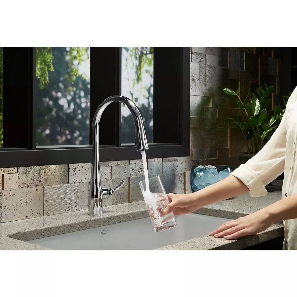 In Stock Hardwarestore Delivery Simplice Touchless Single-Handle Pull-Down Sprayer Kitchen Faucet In Polished Chrome 10 In Stock Hardwarestore Delivery Simplice Touchless Single-Handle Pull-Down Sprayer Kitchen Faucet In Polished Chrome - Image 8