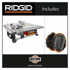 RIDGID 6.5 Amp Corded 7 In. Table Top Wet Tile Saw With Gel-Foam Knee Pads -Bath and Faucet shop ff5e9f97c68d99676d5540c63fef9423 1800x1800