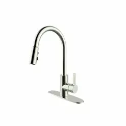 In Stock Hardwarestore Delivery Single-Handle Pull-Down Sprayer Kitchen Faucet In Chrome 7 In Stock Hardwarestore Delivery Single-Handle Pull-Down Sprayer Kitchen Faucet In Chrome -Bath and Faucet shop ff609462e5e732164d374d78bc89d5cb 1800x1800