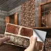 CUH Peel & Stick Brick Kitchen Backsplash Self-Adhesive Wall Tile Stone Design