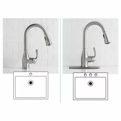 In Stock Hardwarestore Delivery Kaden Single-Handle Pull-Down Sprayer Kitchen Faucet With Reflex And Power Clean In Chrome -Bath and Faucet shop ffe37500eb5d1a4aa84fa6e01ae97c0b 1800x1800